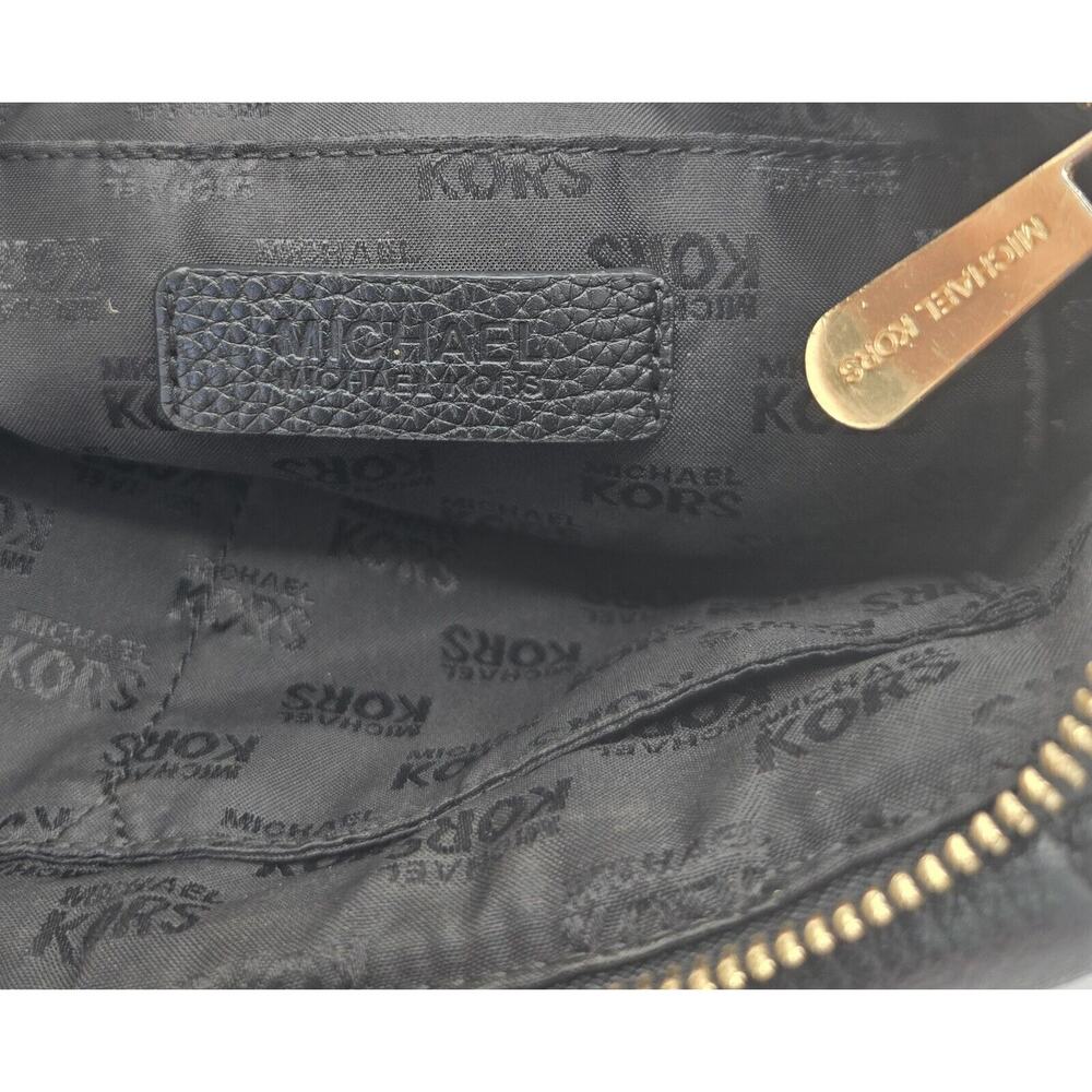 Michael Kors Mackenzie in Blk Small TZ Satchel Leather Purse - Picture 9 of 11